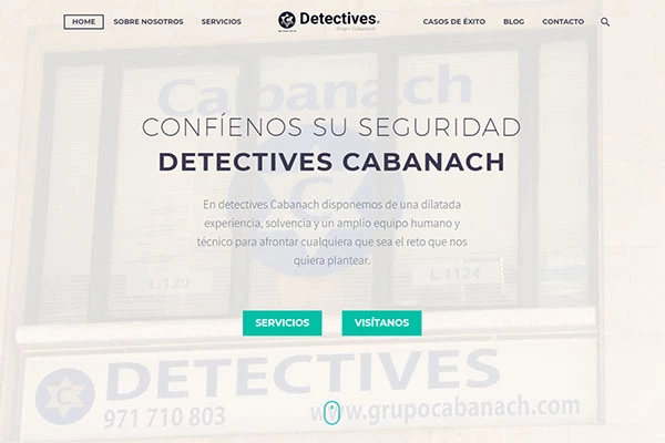 Desarrollo web - Detectives cabanach